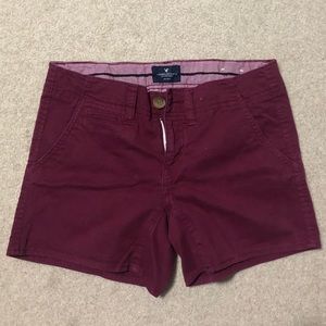 AE chino shorts